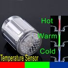 Светодиодная насадка на кран индикатор температуры воды в 3 цвета