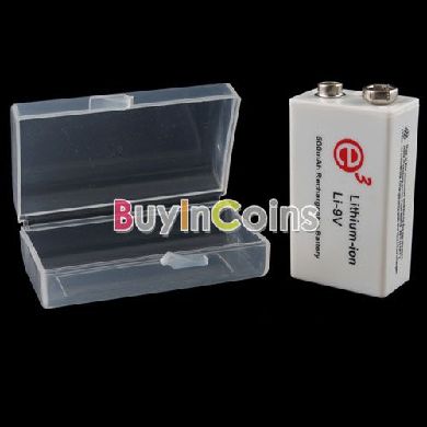 9В 500mAh литий-ионная аккумуляторная батарея