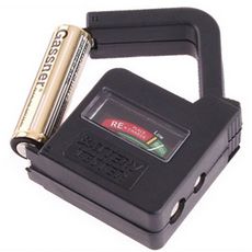 Универсальный тестер батареек AA AAA C D 9V