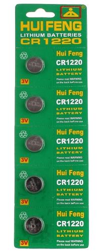 5x CR1220 LM1220 ECR1220 5012LC батареи