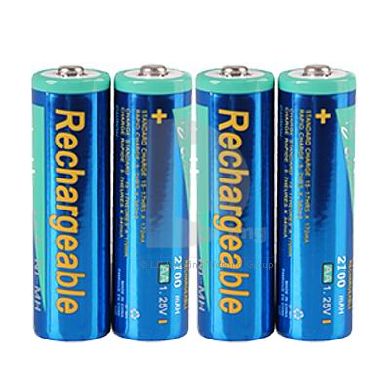 2x Ni-MH аккумулятора AA батарей 1.2V