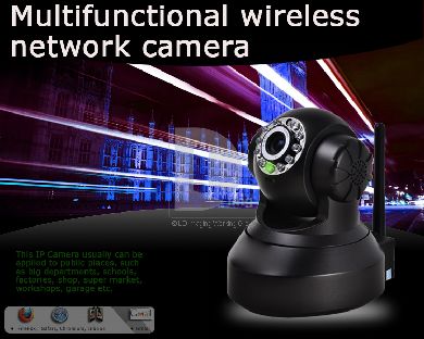 IP-камера WIFI ночного видения беспроводная многофункциональная